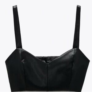 Black Women's Crop Top